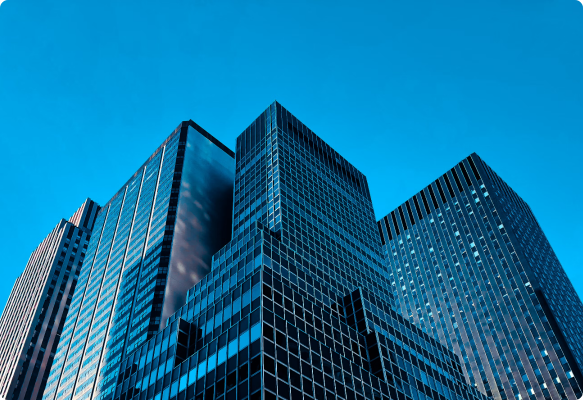 Modern office building representing Techguru's headquarters